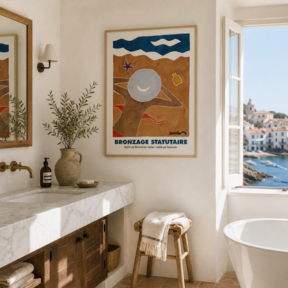Affiche Assertive Bronzage Statutaire