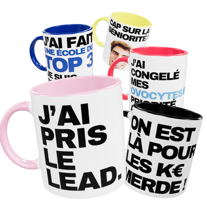 Mug Assertif - Gamme couleurs statutaires